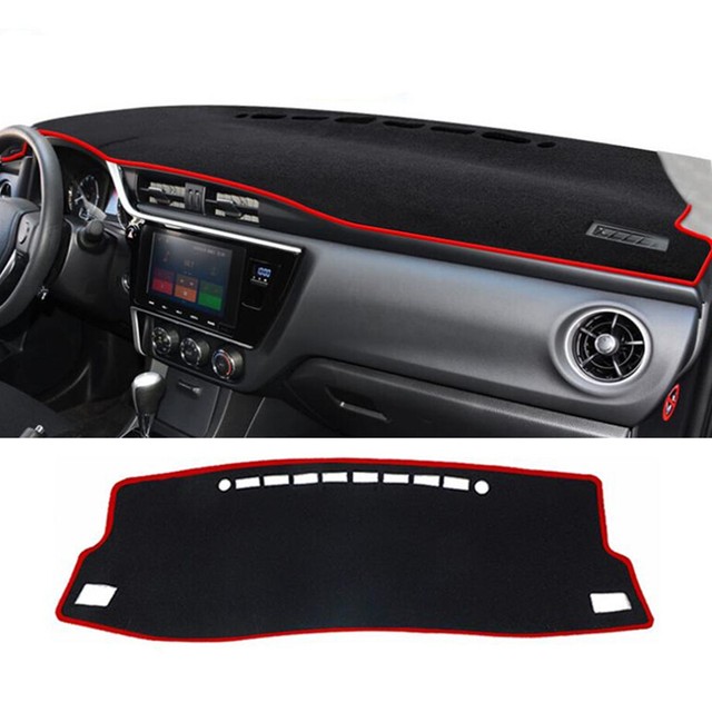 DASH COVER MAT DASHBOARD PAD FOR TOYOTA COROLLA 20142018 Red