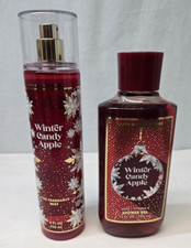 Bath  Body Works Winter Candy Apple Shower Gel  Fine Fragrance Mist Set