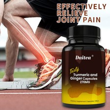 Turmeric Ginger - 270 Mg, Joint Support High Strength Capsules