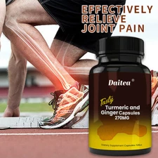 Turmeric & Ginger - 270 Mg, Joint Support High Strength Capsules