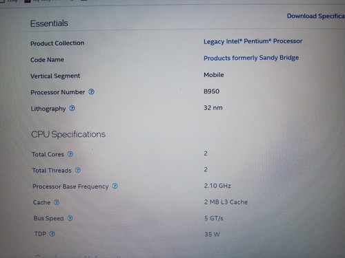 Dell Inspiron N7110 17.3" Laptop B950, 452 GB HDD, 8GB Ram, Windows 7 Home SP1 - Picture 23 of 23