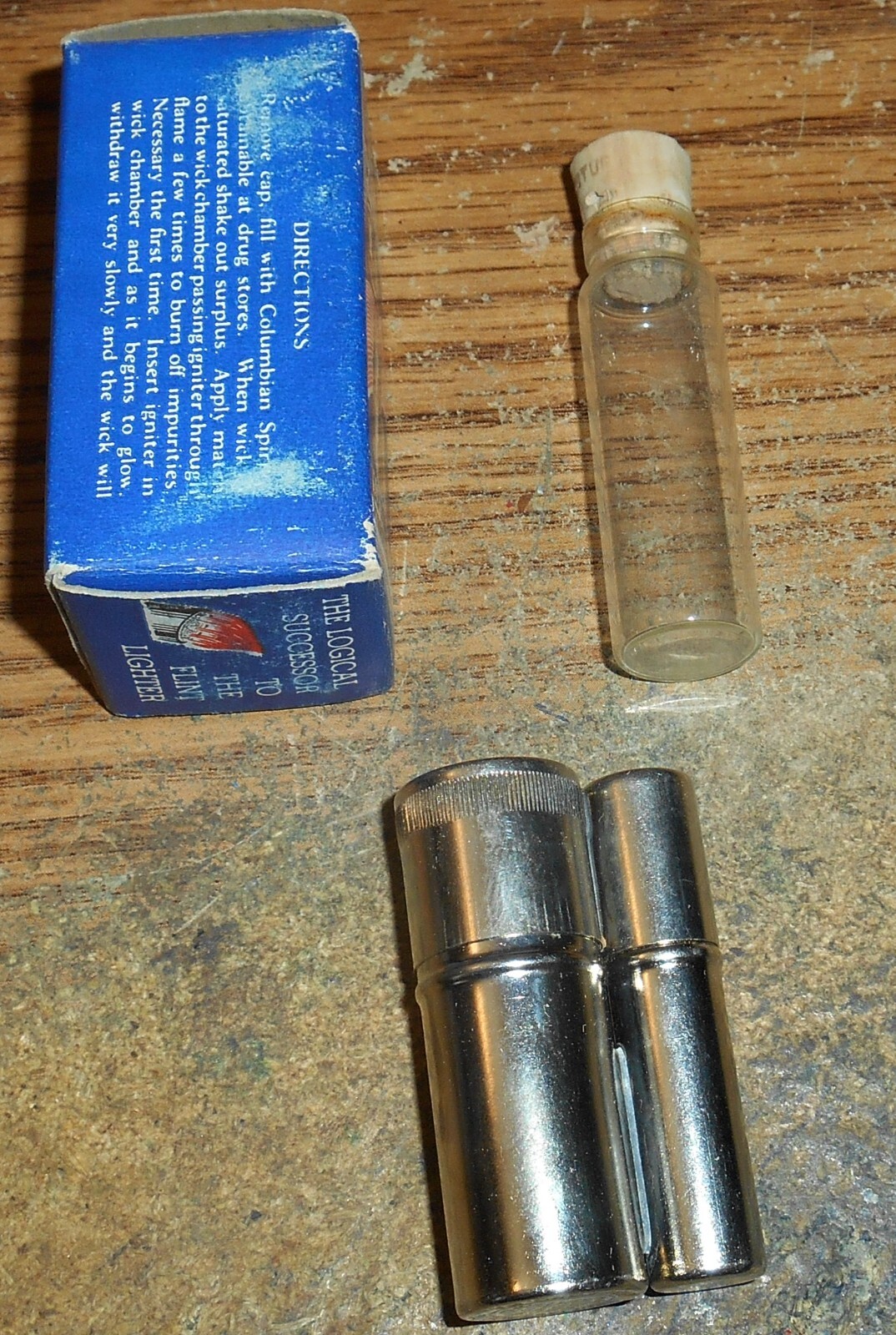 VINTAGE NEW METHOD CO. SELF STARTING LIGHTER/MADE IN BRADFORD, PA./IN