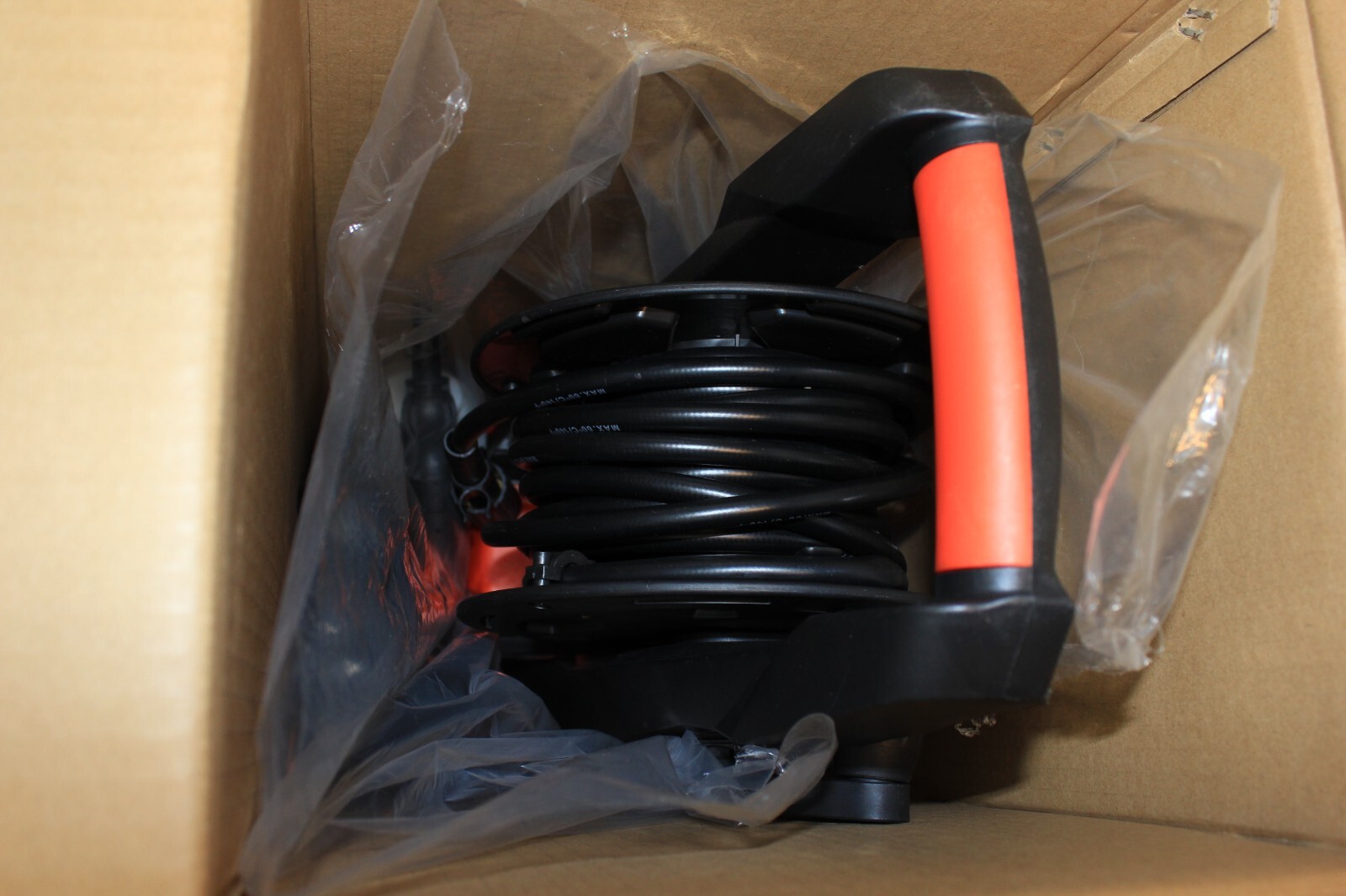PowRyte Elite Electric Pressure Washer with Hose Reel, 5 Pressure Tips, 3700 PSI