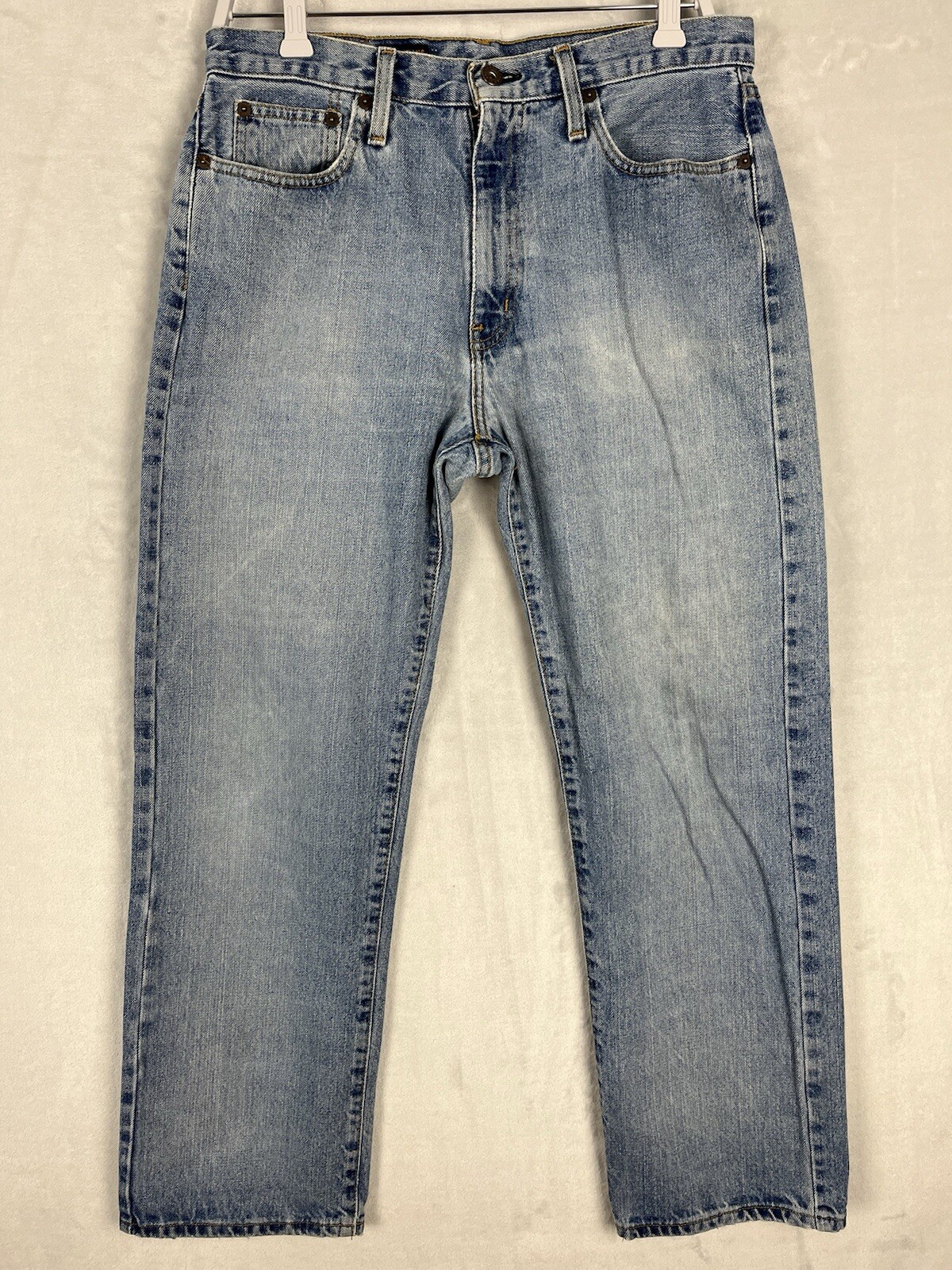 VTG Ralph Lauren Polo Co.Jean Men 31x30 Blue Wash Regular Fit Straight Leg 90