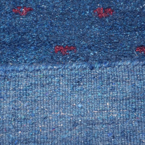 Eco-Friendly Hand Knotted Loom Silk Mix Area Rug Contemporary Blue BBLSM585 - Picture 99 of 108
