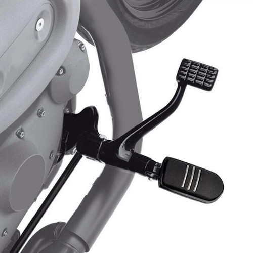 Black Motorcycle Forward Control Peg Lever Harley Sportster XL 1200 883 Custom - Picture 3 of 3