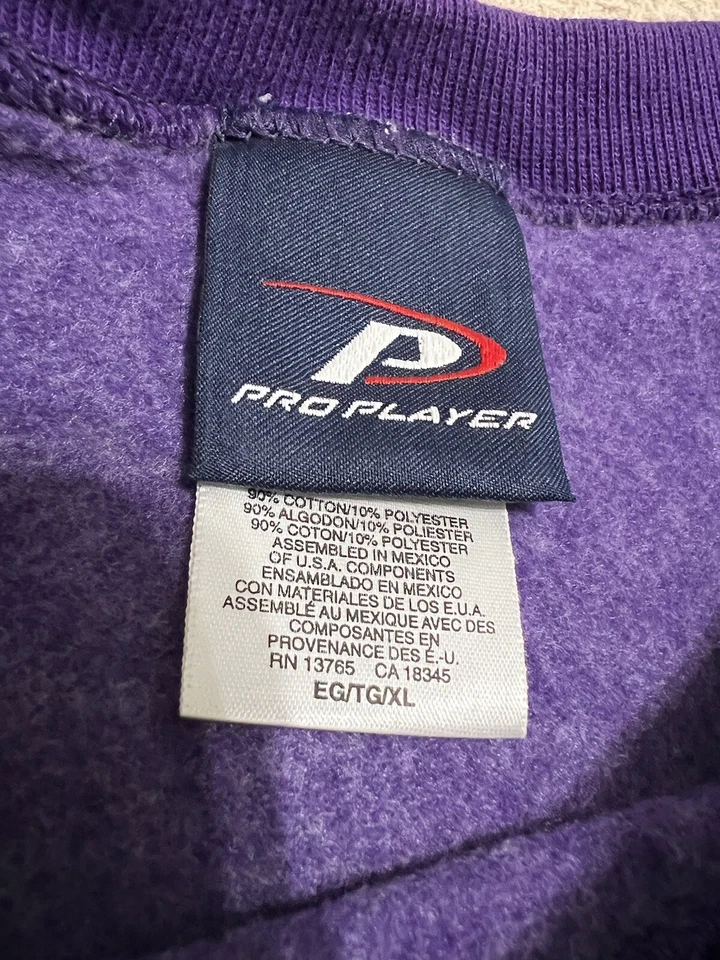 Sudadera Baltimore Ravens Pro Player Super Bowl XXXV Champions XL 2001 De colección Foto 3 de 4