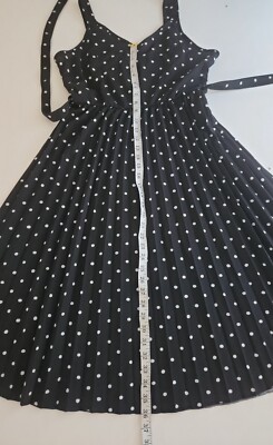 Lark Grey Dress Sleeveless Size M Polka Dots Print B/W Colors New With Tag | eBay Lark Grey Dress Sleeveless Size M Polka Dots Print B/W Colors New With Tag | eBay