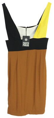 FAUSTO PUGLISI Avant Gard Donna Dress Women's (IT) 42 Silk Blend Pencil Corset