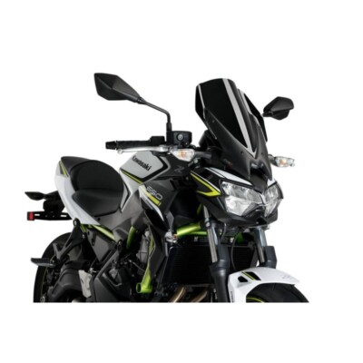 PUIG NAKED N.G. TOURING SCREEN FOR KAWASAKI Z 650 2020 > 2023 BLACK 3865N