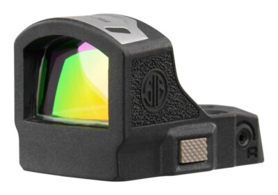 Sig Sauer, ROMEO-RS Compact Red Dot 32 MOA Circle with 2 MOA Matte Finish Black