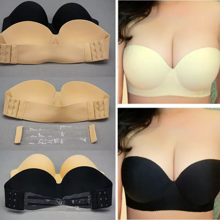 Gorgeous Super Sexy Women Strapless Bra - Wireless Super Push Up