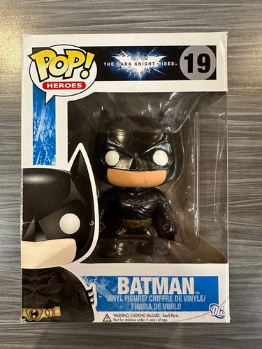 Funko POP! Heroes: The Dark Knight Rises - Batman (3 Lang Darker Box)(Damaged Bo