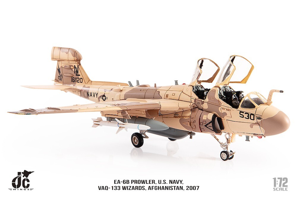JC 1/72 EA-6B プラウラー VAQ-133 ウィザーズのダイキャスト Grumman EA-6B Prowler USN VAQ-133 Wizards Afghanistan JC Wings 1