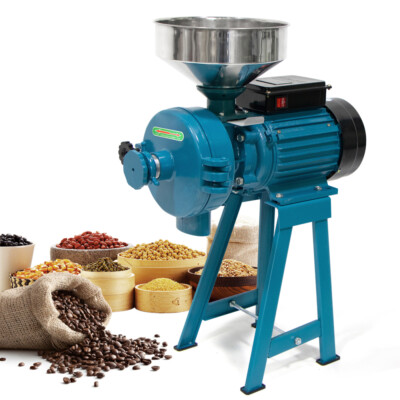 3000W Household Dry and Wet Electric Flour Mill Wheat Rice Soy Coffee Maker Gift