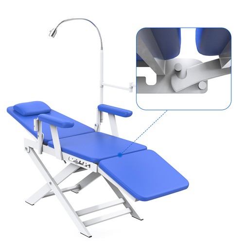 Sillon Silla Dental Portatil Plegable Movil con Luz LED Recargable USA - 第 4/19 張圖片