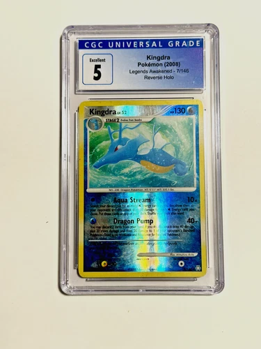 KINGDRA LEGENDS AWAKENED - 7/146 REVERSE HOLO CGC 5 POKEMON 2008