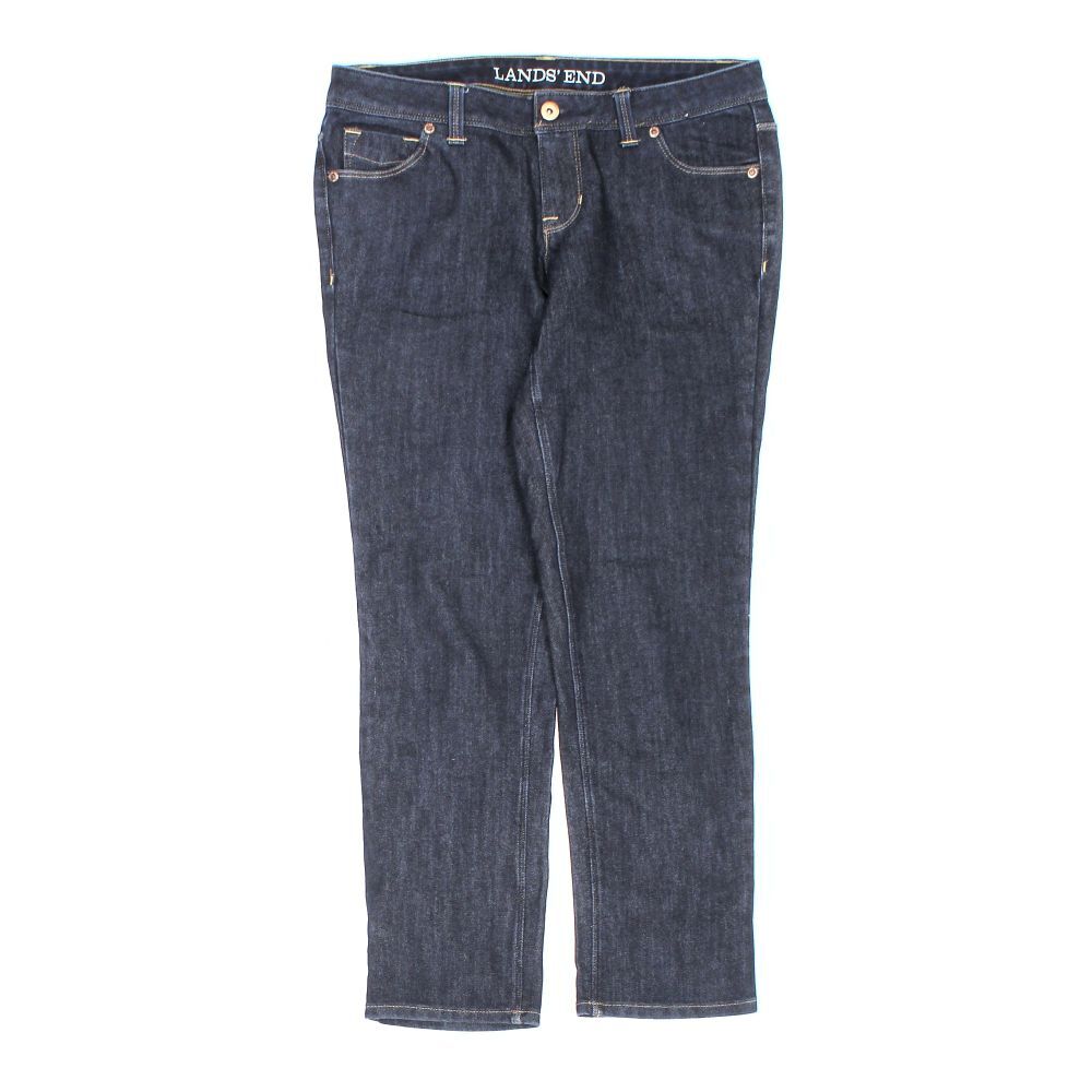 LANDS' END Women's Capri Pants Size 4, Grey, Cotton,Other | eBay
