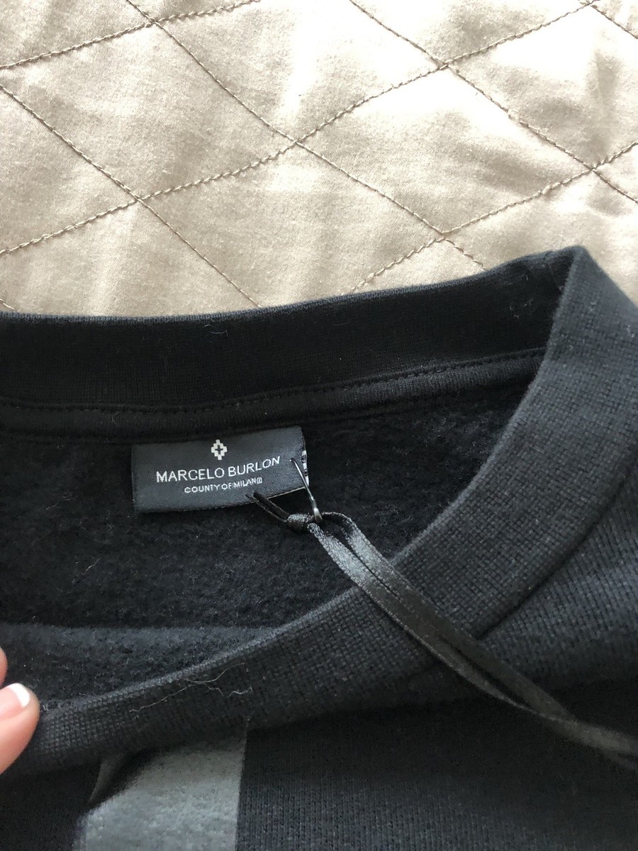 NWT Marcelo Burlon County Of Milan Panther Sweatshirt 1088 NWT Marcelo Burlon County Of Milan Panther Sweatshirt 1088