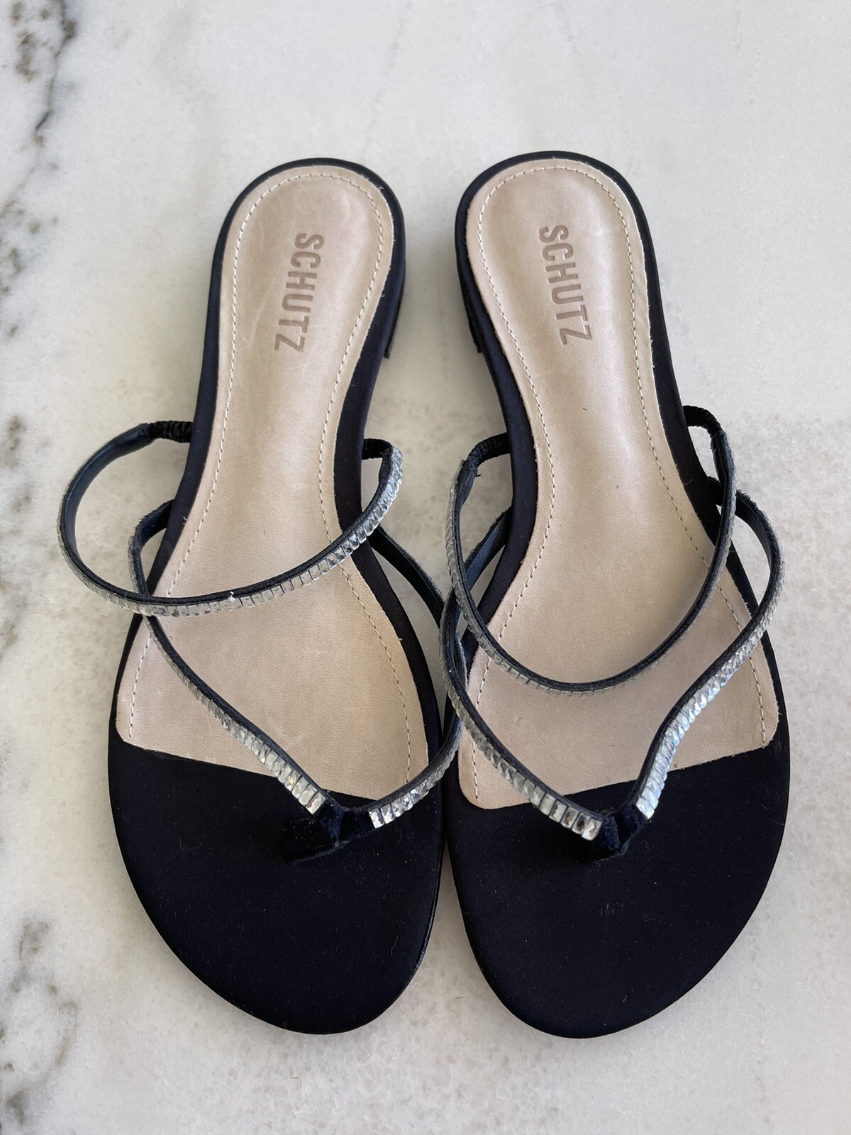SCHUTZ ‘Stanci’ Crystal Slide Sandals, 9B, NEW, SOLD OUT!!! image 2