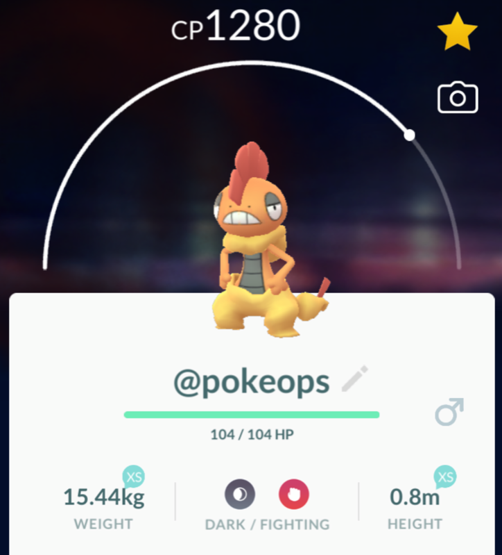 Proion Pokemon Go Scrafty Scraggy Evolved