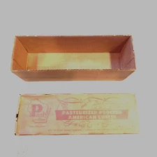 Pauly of Wisconsin 5 Pound Cardboard Cheese Box - Green Bay, Wis. Wi. Circa 1945