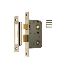 ERA BATHROOM Mortice Door Locks 2.5" / 3.0" - Brass / Chrome