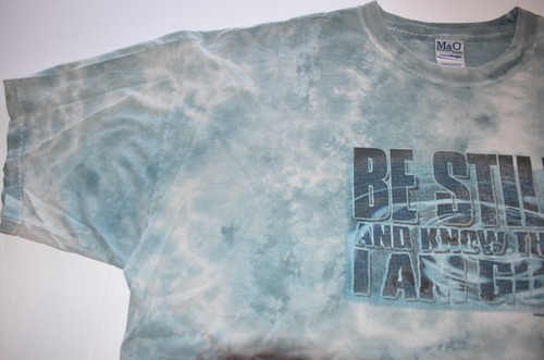 Camiseta vintage ""Be Still and Know That I Am God"", camiseta religiosa de Jesús, para hombre XL - Imagen 7 de 21