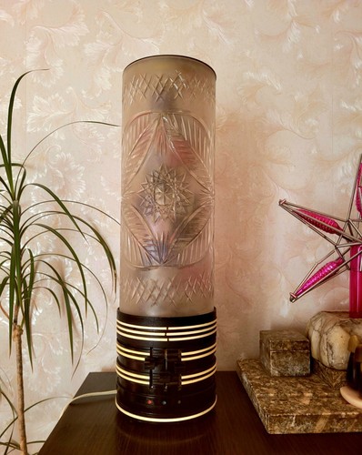 Vintage 1980s Soviet Union crystal disco color music lamp Rostov Don-2. - Picture 10 of 15