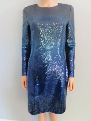 royal blue long sleeve homecoming dresses Royal Blue Sequins Surplice Long Sleeves Homecoming Dress Royal Blue / US 10