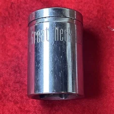 GREAT NECK 2078 SHALLOW SOCKEET 18MM, 1/2” DRIVE, 6 POINT   (tb6.3)