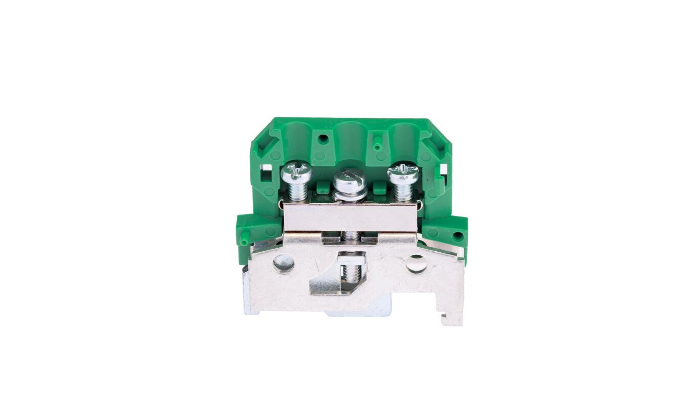 1-way protective rail terminal block 0.75-4 mm2 yellow-green ZUO-4/35 A11 /T2UK