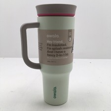 Owala 40oz Stainless Steel Tumbler, Missing Straw, Alpine Sport, Display Model