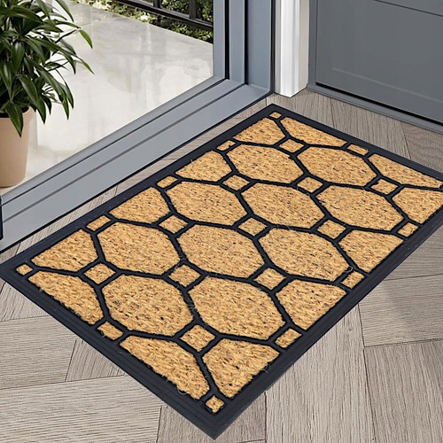 Fußmatte Kokos 40x60 - Kokosmatte Türmatte Schmutzfangmatte - Robust - Zwei Form - Bild 20 von 54
