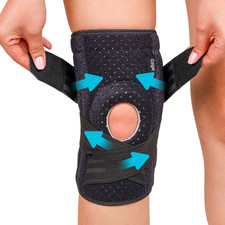 Knee Sleeve Compression Brace Support Meniscus Sport Joint Pain Arthritis Relief