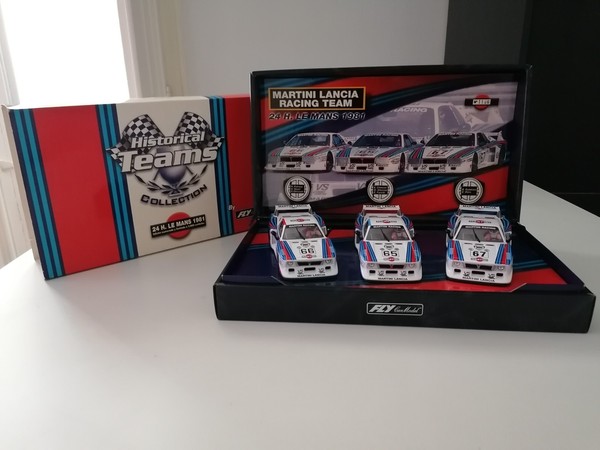 Fly Set Lancia Beta Montecarlo 1981 Le Mans 24h Edición Limitada Nuevo New OVP