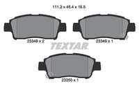 Textar Bremsbelagsatz, Scheibenbremse Vorderachse U.A. FüR Lifan, Toyota