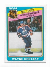 1984-85 OPC:#381 Wayne Gretzky (NHL Goal Leader)