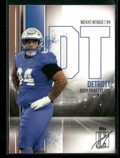 2024 Topps Signature Class #107 Mekhi Wingo Blue & Orange Detroit Lions Rookie