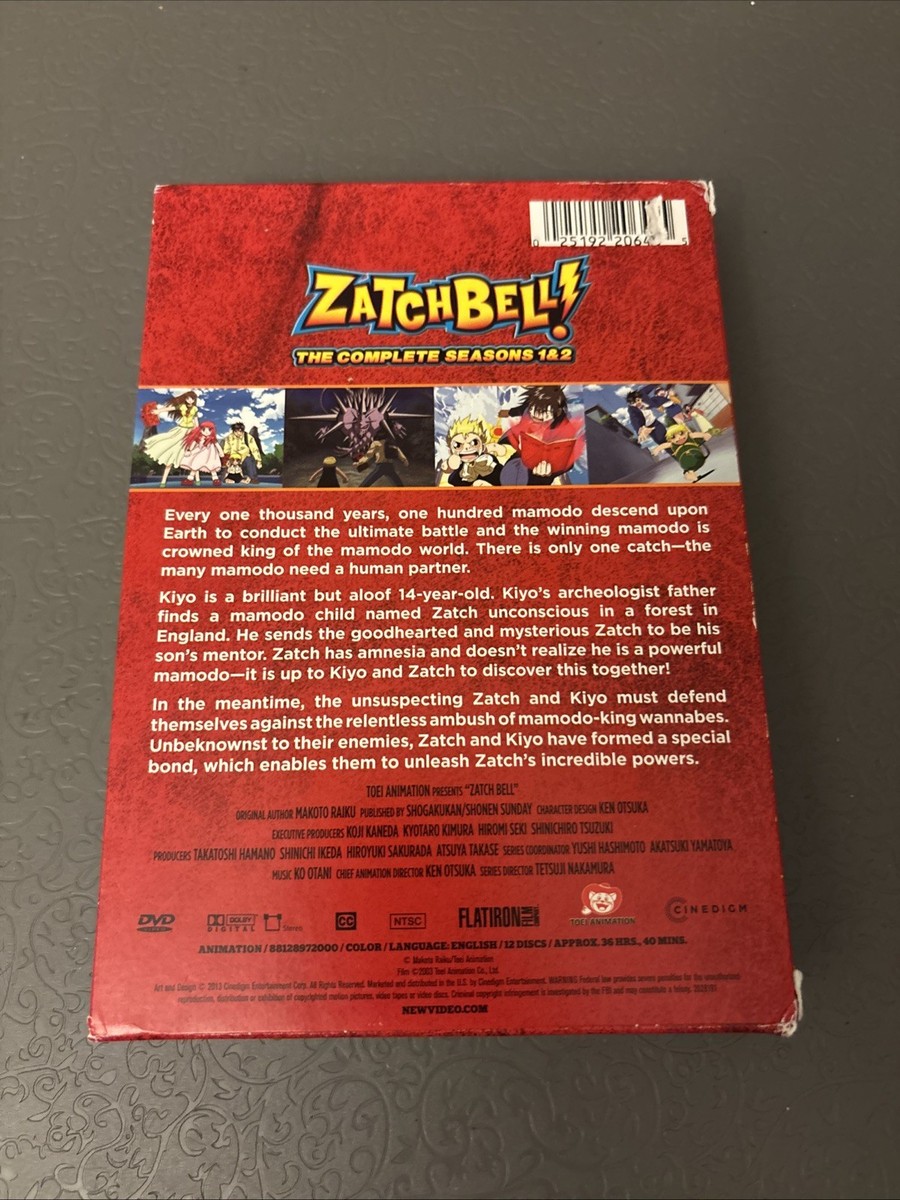 Zatch Bell: The Complete Seasons 1 2 (DVD, 2013, 12-Disc Set