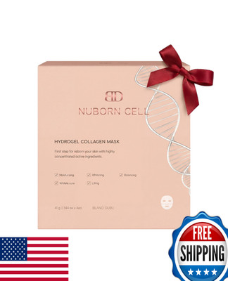 BLANC DUBU Nuborn Cell Hydrogel Collagen Mask | Hydrating Face Masks w/ Peptides