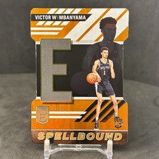 2023-24 Donruss Elite Victor Wembanyama #2 Orange Spellbound Die-Cut “E” (RC)