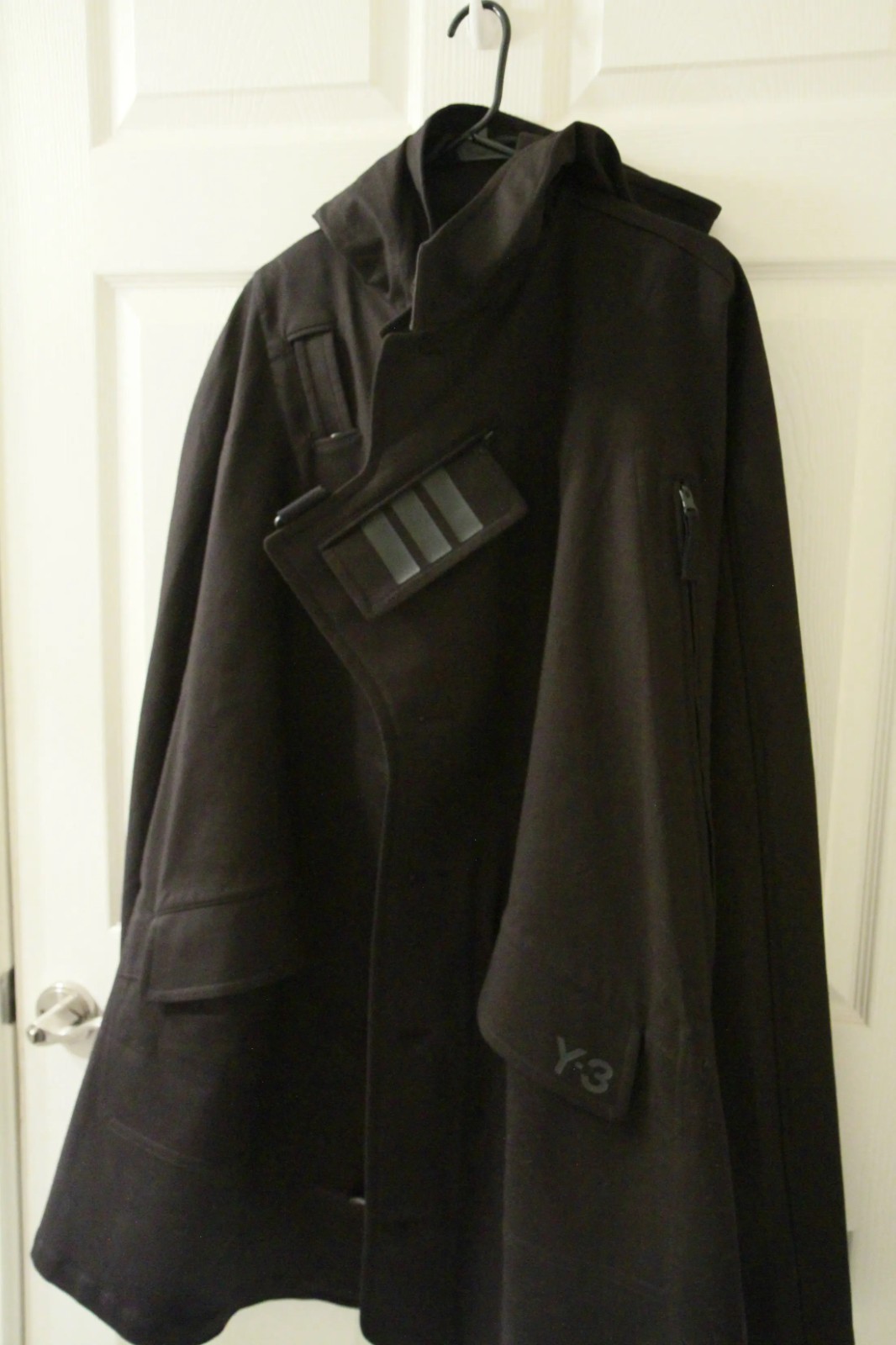 Y-3 Yohji Yamamoto Cotton Twill Poncho Cloak y3 acg rick adidas Small image 3