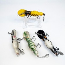 Bomber Water Dog Vintage Crankbait Assortment (Lot of 4) Gently Used