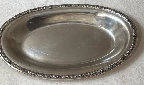 1939 Prelude International Sterling Silver J 57 Oval  Serving Tray Dish 276 Gr.
