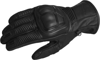 Lindstrands Bada Motorrad Handschuhe, schwarz, 14