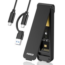 M.2 NVMe SSD Enclosure, M.2 NVMe to USB Adapter, USB 3.2 Gen 2 10Gbps SSD R...