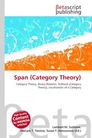 Span (Category Theory) Lambert M. Surhone (U. A.) Taschenbuch Englisch 2026