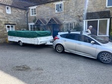 Conway Crusader 6 Berth Folding Camper/Trailer Tent 2007/8 Bathroom / Kitchen