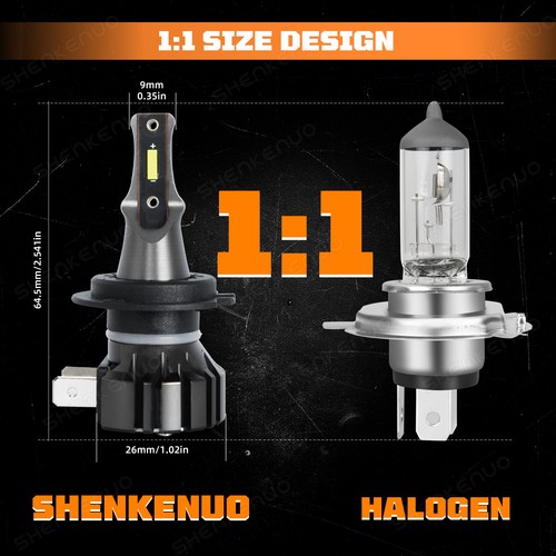 4X H7+H11 LED Headlight Hi/Lo Bulb 6000K For 2016-2020 Kia K5 Optima OEM Quality - Picture 10 of 10